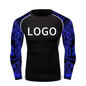 Rash Guards Grappling MMA Jiu Jitsu No-Gi UFC <b>Shirt</b> Long Sleeves <b>Compression</b> Gym Training <b>Shirts</b> Breathable - Product Image 4