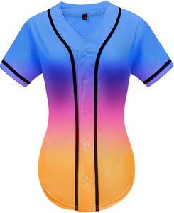 เสื้อเบสบอลผู้หญิงแขนสั้นติดกระดุมเสื้อลำลองสีทึบสไตล์สปอร์ตฤดูร้อนสวมใส่โพลีเอสเตอร์ระบายอากาศได้ - Product Image 1