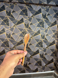 Premium Wooden Spoon for Kitchen Cooking Mixing Stirring Safe Non <b>Stick</b> Heat Resistant Solid <b>Wood</b> Utensil for Daily Use - Product Image 2