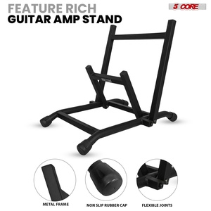 Support d'amplificateur 5 Core Amp, structure métallique robuste, réglable, pour amplificateur de guitare, profil bas, pliable et repliable - Product Image 3
