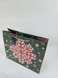 Shopping Paper <b>Bag</b> Wholesale OEM Custom Gift <b>Packaging</b> <b>Bag</b> With Sample High Quality For Holiday - Product Image 3