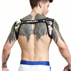 สายรัดหน้าอกลายพรางพร้อมสายรัดปรับได้สำหรับผู้ชายใส่ออกกำลังกาย - Product Image 3