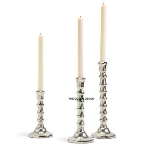 Support de bougie en métal de luxe fait main de qualité supérieure pour des espaces de vie élégants, utilisation pour mariage et Noël, respectueux de l'environnement - Product Image 1