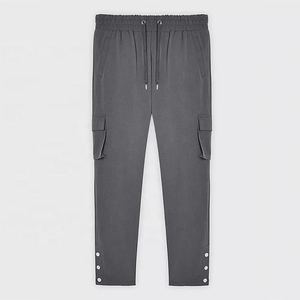 Men Cargo Pants Mid Waist Multiple Pockets 2026 New Style Straight Fit <b>Canvas</b> Fabric Quick Dry Cargo Pants - Product Image 1