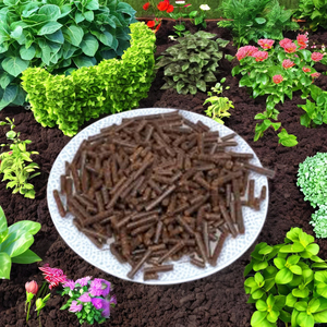 Mezcla de Pastillas de Neem Natural con Tierra para Proteger las Raíces de los Insectos, Empacadas en Bolsa Personalizada con Diseño y Logotipo del Comprador, Hecho en India - Product Image 1