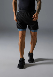 Shorts de sport double couche de qualité supérieure, légers, pour la course et l'entraînement, fournisseur de haute qualité - Product Image 2