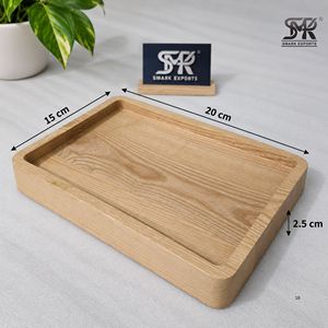 Bandeja Organizadora de Madera Hecha a Mano para Habitaciones de Hotel, para Relojes, Joyas, Carteras, Llaves y Artículos Personales Diarios - Product Image 6