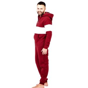 Pijama de Forro Polar Personalizado de Fábrica, Transpirable, de Manga Larga, con Capucha, para Adultos, Ropa de Dormir Tipo Mono para Hombre, Combinable en Familia, con Bolsillos - Product Image 6