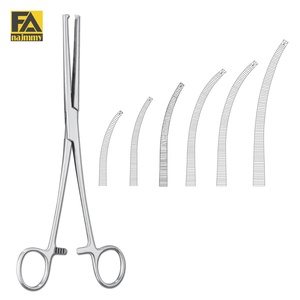 Pinces hémostatiques courbées Najmmy Kocher Ochsner 1x2 dents, instrument chirurgical manuel certifié CE pour chirurgie générale - Product Image 3