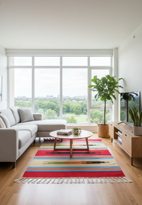 Tapis et chemins de table en coton pelucheux à motifs floraux faits à la main, design moderne, lavables en machine et réversibles, logo personnalisé, pour le voyage - Product Image 4