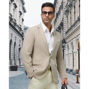 Chaqueta de Traje Casual Deportiva para Hombre 2025, Ligera, de un Solo Botón, Corte Entallado, Estampada, Larga, de Una Sola Fila de Botones, para Boda - Product Image 6