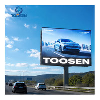 Светодиодный видеоэкран TOOSEN P4-P8, 7680 Гц, 7500 кд/м², IP66, влагозащищенный, с гарантией 3 года, читаемый при солнечном свете, для наружного применения