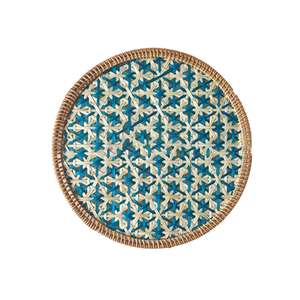 High Quality <b>Round</b> Boho Rattan <b>Placemat</b> Wicker Rattan <b>Placemats</b> Wholesale Price from Vietnam Factory - Product Image 3