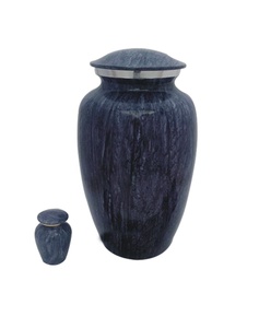 Urnas de latón conmemorativas tradicionales para cenizas humanas Recuerdo duradero para cremación o entierro Suministros funerarios - Product Image 2