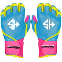Gants de frappeur durables à manchette courte pour softball et baseball – Prix super abordable – Gants de frappeur haute performance