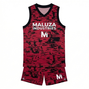 Maillot et short de basket-ball pour équipe professionnelle, uniforme de sport par sublimation, kit d'entraînement MALUZA INDUSTRIES - Product Image 1