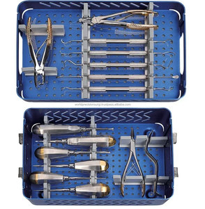 WORLD PRECISION SURGICAL Dental Orthodontic Instrument Kit WPS-DOK Stainless Steel <b>Pliers</b> <b>Set</b> Braces Adjustment Tools Blue Tray - Product Image 6