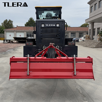 Wheel Loader 3 Ton Buatan Pabrik Cina, Bucket Depan, Rotary Cultivator Belakang, Multifungsi
