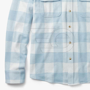 เสื้อเชิ้ตผ้าแฟลนเนลผู้ชาย แขนยาว ลายสก็อต ผ้าฝ้าย นุ่ม สบาย ใส่ได้ทุกวัน ติดกระดุม ใส่ทำงานได้ ทันสมัย เหมาะกับกิจกรรมกลางแจ้ง - Product Image 6