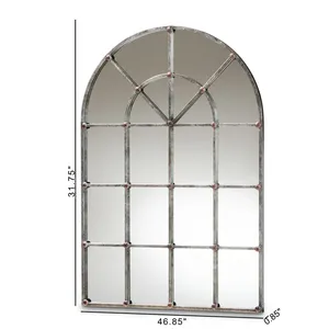 Nuevo Espejo de Pared Metálico Hecho a Mano, Espejo Decorativo Redondo de Lujo para Sala de Estar Moderna, Dormitorio, Hotel, Interior - Product Image 1