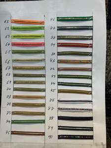 Dentelle dorée élégante avec finition scintillante, idéale pour les tenues de mariage et de soirée. - Product Image 4