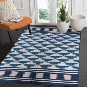 Alfombra Dhurrie de algodón ligero, juego de alfombras acogedoras para dormitorio, cocina, sala de estar-013 - Product Image 1