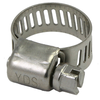 Kit de colliers de serrage en acier inoxydable 304 durables de marque YDS, 38 pièces, faciles à utiliser, colliers standard, système de mesure métrique