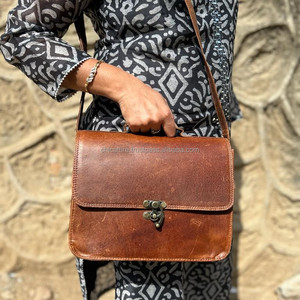 กระเป๋าถือหนังแท้สะพายข้างสำหรับผู้หญิงกระเป๋าสะพายข้างทำด้วยมือดีไซน์ใหม่ - Product Image 3