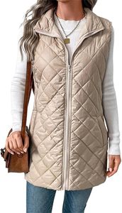 Chaleco Acolchado Ligero para Mujer, Fabricante OEM, Logotipo Personalizado, Chaqueta sin Mangas Acolchada para Mujer, Venta al Por Mayor - Product Image 4