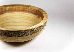 Bol de service en bois massif de qualité supérieure, bols à salade en bois d'acacia durable de qualité alimentaire, vente en gros, bol à céréales profond et rond pour restaurant - Product Image 3