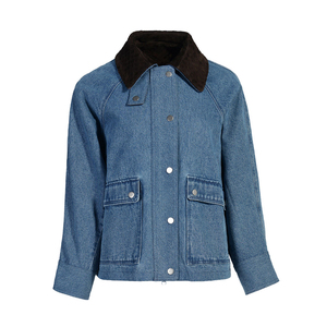Chaqueta vaquera personalizada para mujer para marcas de ropa independientes, bajo MOQ, proveedor mayorista de marca privada, fábrica - Product Image 5