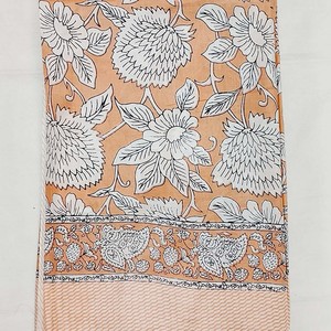 Very Soft Women's Pareo <b>Sarong</b> Swimming 100% Cotton Handmade Block Printed Striped 1 Piece - Product Image 4