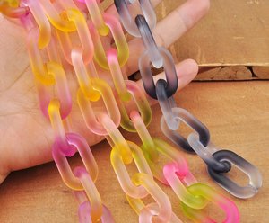 Customized Hand-painted Artistic Wall Accents Linked Resin Chain Home <b>Decor</b> Most Adorable Room <b>Decor</b> Wholesale - Product Image 5