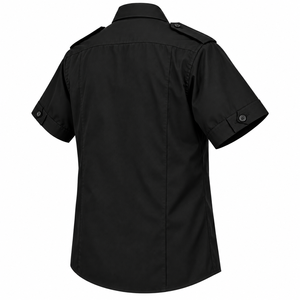 Custom Logo <b>Men</b> Security Guard Shirt Heavy Duty Short Sleeve Work Shirt Button Down Collar Solid Color Custom Security Uniform - Product Image 6