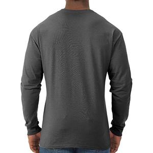 Camiseta de algodón lisa con cuello redondo OEM ODM, ropa básica para venta al por mayor, tacto elástico, textura suave, cuello con forma resistente. - Product Image 2