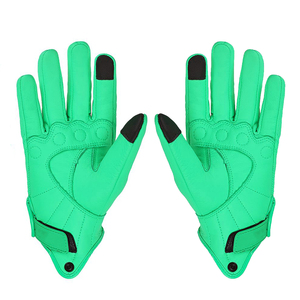 Guantes de Motociclismo de Carreras con Ajuste Cómodo, Agarre Fuerte, Diseño de Cuero Suave para Dedos Completos, Ligeros y Antideslizantes para Ciclismo Deportivo - Product Image 3