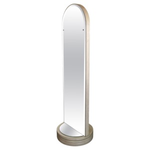 Espejo de Cuerpo Entero Estilo Moderno con Marco Metálico y Ruedas, Hecho a Mano y Ecológico para Uso Doméstico - Product Image 3