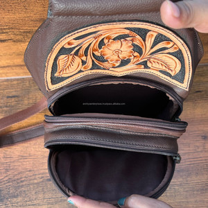 ¡Novedad de 2024! Bolso bandolera de piel de vaca de gran capacidad para mujer, riñonera occidental con herramientas a mano, riñonera de nailon para mujer - Product Image 5