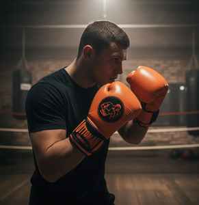 Gants de boxe respirants et légers de haute qualité, design tendance, rembourrage en mousse, évacuation de l'humidité, gants de MMA, poignées ergonomiques - Product Image 3