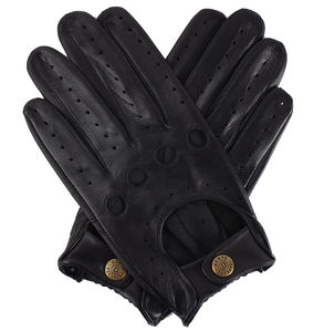 Gants de conduite classiques en cuir véritable |   Gants de conduite pour hommes |   Exportateur en gros OEM - Product Image 3