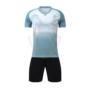 Uniformes de Fútbol Sublimados al por Mayor, Conjunto de Uniforme de Fútbol Reversible, Camiseta y Pantalón de Fútbol para Exteriores - Product Image 1
