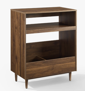 Estantería Moderna de Madera Kamal Art and Craft, Estante de Almacenamiento de 3 Niveles con Cajón para Sala de Estar - Product Image 1