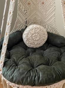 Large Macrame Bed Swing: Indoor <b>Outdoor</b> <b>Hanging</b> <b>Chair</b>,Patio Hammock, Birthday Gift,Personalized Home - Product Image 4