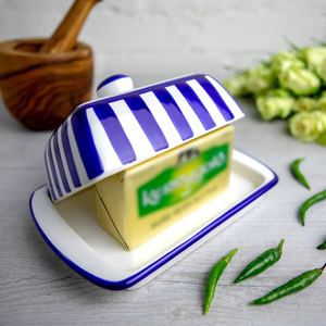 Boîte à beurre compacte avec couvercle pour le rangement au réfrigérateur et l'organisation moderne du comptoir de cuisine - Product Image 5