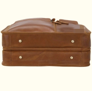 Nouveauté Sac à main en cuir véritable avec fermeture à glissière, style bohème écologique, sac de voyage unisexe - Product Image 1