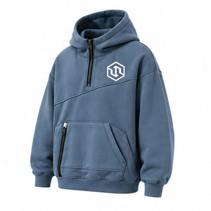 Sweat-shirts pour hommes de qualité supérieure, imprimés sur mesure, en polaire légère, pull-over, streetwear d'hiver, 100% coton respirant, vêtements en gros - Product Image 3