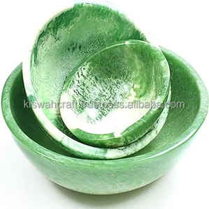 Cuenco para servir pulido de nuevo diseño con base de resina, exhibición colorida de frutas y chocolate para el hogar, hotel o restaurante, Mesa - Product Image 3