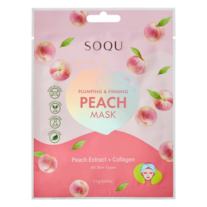 มาส์กกระชับผิว (5 ชิ้น/กล่อง) SOQU PLUMPING & FIRMING PEACH MASK SET _K beauty - Product Image 1