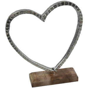 Ornements en forme de cœur avec base en bois, best-sellers pour la décoration de table de Noël et les ornements en gros - Product Image 6