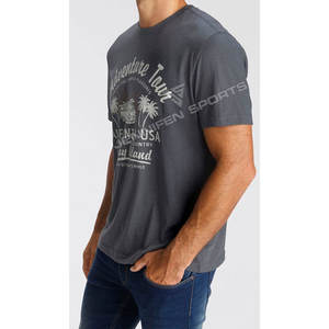 Camiseta de Hombre al por Mayor, 240 Gramos, Ligera, 100% Algodón, Impresión Digital, Corte Regular, Transpirable, de Secado Rápido - Product Image 6